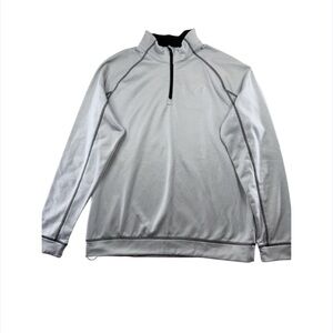 PUMA Men's 1/4 Zip Gray Golf Pullover Medium Long Sleeve Athletic Top